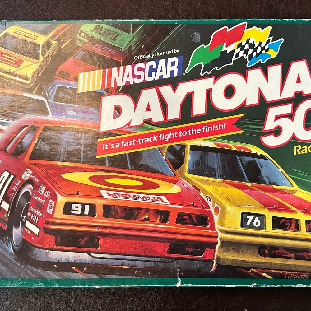 Vintage NASCAR Daytona 500 race game